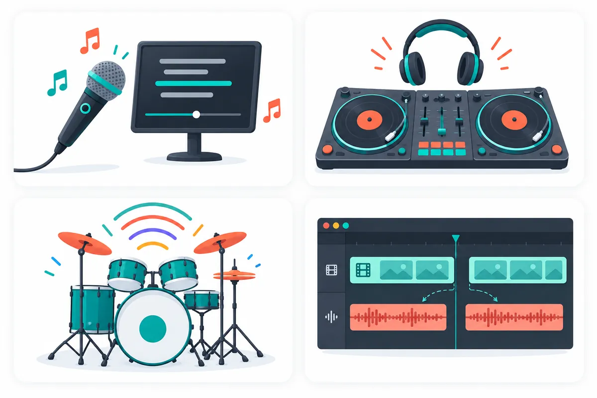 What you can make with the Demucs app Demucs app use cases: karaoke instrumentals, acapellas, drum and bass stems, video audio cleanup